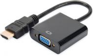 Адаптер Digitus HDMI – VGA чорний (DA-70461)