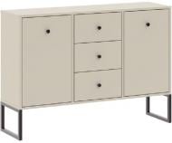 Комод Intermeble LINEA 2д3ш 1150x820x330 мм черный/кашемир