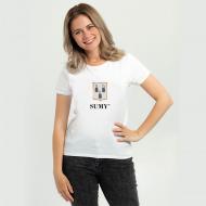 Футболка женская Sol's IMPERIAL WOMEN Город-герой Сумы р.S белый