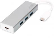 Концентратор Digitus USB Type-C – 3xUSB 3.0 + USB Type-C 0,1 м серебристый (DA-70242) Концентратор Digitus USB Type-C – 3xUSB 3.0 + USB Type-C 0,1 м серебристый (DA-70242)