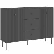 Комод Intermeble VIENA 2д3ш 1350x980x420 мм антрацит/антрацит (5003202ANCO) Комод Intermeble VIENA 2д3ш 1350x980x420 мм антрацит/антрацит (5003202ANCO)