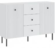 Комод Intermeble VIENA 2д3ш 1350x980x420 мм черный/белый (5003202BICO)