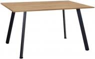 Стол обеденный Nowy Styl ARGON LOFT BLACK 1200x800x750мм дуб кремона торро/черный
