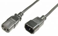 Кабель Digitus IEC C13 – IEC C14 1.8 м черный (AK-440205-018-S)