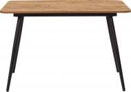 Стол обеденный Nowy Styl CASEY LOFT BLACK (25R) 1600(2000)x800x757мм дуб золотой/черный