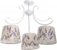 Люстра потолочная TK Lighting Lawenda 2033 3x60 Вт E27 разноцветный