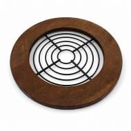 Подставка под горячее Arino Bamboo 18х18х1,2 см черная 73834