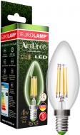 Лампа светодиодная Eurolamp ArtDeco FIL C37 4 Вт E14 2700 К 220 В прозрачная LED-CL-04142(deco)