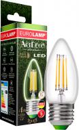 Лампа светодиодная Eurolamp ArtDeco FIL C37 4 Вт E27 2700 К 220 В прозрачная LED-CL-04272(deco)