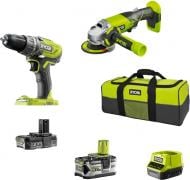 Набор аккумуляторного инструмента RYOBI R18DDAG-252S