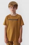 Футболка 4F TSHIRT M0797 4FJAW23TTSHM0797-74S р.140 коричневый