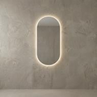 Зеркало с LED-подсветкой ART-COM 1260х560 мм овальное без сенсорной кнопки