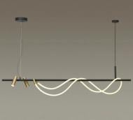 Люстра подвесная Valeso светодиодная THD63815A-3 30 Вт /LED-модуль черный 47779
