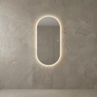 Зеркало с LED-подсветкой ART-COM 1260х560 мм овальное с сенсорной кнопкой