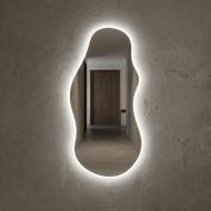 Зеркало с LED-подсветкой ART-COM 1260х560 мм ассиметричное без сенсорной кнопки