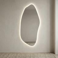 Зеркало с LED-подсветкой ART-COM 1500х700 мм фигурное без сенсорной кнопки