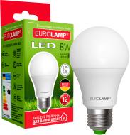 Лампа светодиодная Eurolamp LED-A60-08274(D) 8 Вт A60 матовая E27 220 В 4000 К