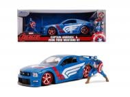 Игровой набор Jada 1:24 Марвел. Мстители Ford Mustang GT (2006) с фигуркой Капитана Америки 253225007