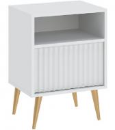 Тумба прикроватная Intermeble BARCELONA 1ш 470x610x400 мм золотой/белый