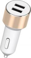 Автомобильное зарядное устройство Kit Platinum Dual USB Charger 3.4A Gold (USBCCALU3GD)