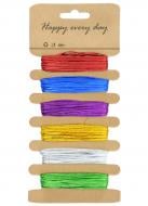 Набор лент для упаковки 19334 6 шт. 0,3 см 5,5 м разноцветный