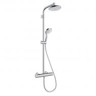 Душова система Hansgrohe Croma Showerpipe Top 220 1jet 27368000 хром
