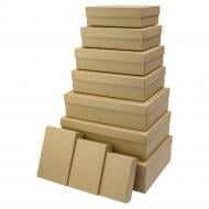 Крафт-коробка Buromax 17x12x5,5 см крафтова