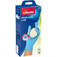 Перчатки нитриловые Vileda Food Safe 40 шт. для приготовления пищи и кухонных работ стандартные р. M-L