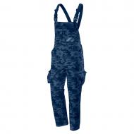 Полукомбинезон рабочий NEO tools CAMO Navy р. S 81-243 синий/камуфляж