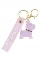 Брелок для ключей Бульдог прозрачный
