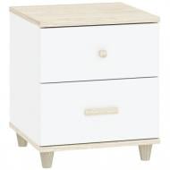 Тумба прикроватная Intermeble GOODY 2ш 400x528x400 мм акация/белый