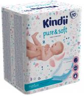 Пеленки одноразовые Kindii Pure & Soft 10 шт. 60х60 см белый