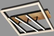 Люстра Valeso LED Celesta 77085/400*400L400хW400хH12039Wx23140Lm3000K-6500Kакрил/чорний/д\к 78 Вт LED-модуль 49441