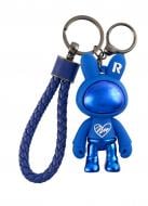 Брелок для ключей Космический кролик темно-синий