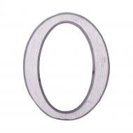 Цифра O латунь никель 50 мм Larvij LNB5 BLN #0