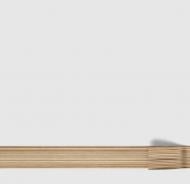 Фасад для кухни Белый софт №326 /ручка ясень/ 570x596 верхний левый Неаполь