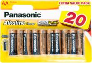 Батарейка Panasonic Alkaline Power AA (пальчиковые) 20 шт. (LR6REB/20BW)