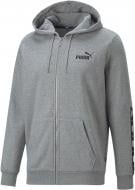 Джемпер Puma ESS+ TAPE FULL-ZIP HOODIE FL 67027003 р. L серый Джемпер Puma ESS+ TAPE FULL-ZIP HOODIE FL 67027003 р. L серый