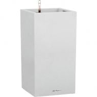 Кашпо пластик CANTO Stone 40 high квадратний кварцовий білий 29 л Lechuza (13627)