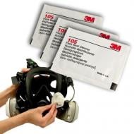 Набор защитный 3M салфетки для чистки респираторов и масок 105 7100050720