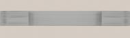 Фасад для кухни Грейд-Плюс Светло-серый №282 /ручка RAL7030/ 176x596 н/св / Неаполь