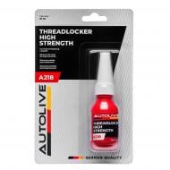 Фіксатор різьби AUTOLIVE довготривалий A218 червоний 10 мл