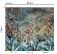 Фотообои AdaWall AMAZON POSTER A312-1 280x315 см 8,82 кв.м