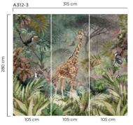 Фотошпалери AdaWall AMAZON POSTER A312-3 280x315 см 8,82 кв.м