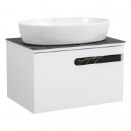 Тумба подвесная Aqua Rodos OSTIN (белий мат) столешница Керамо-гранит Namibia Black 70 см умывальник One 67 см Тумба подвесная Aqua Rodos OSTIN (белий мат) столешница Керамо-гранит Namibia Black 70 см умывальник One 67 см