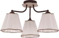 ВІТРИНА! Люстра TK Lighting STOKROTKA VENGE 3x60 Вт E27 бежевий 1273