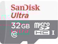 Карта памяти SanDisk miсroSDHC 32 ГБ Class 10 Ultra + SD Adapter (SDSQUNB-032G-GN3MA)