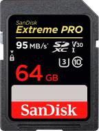 Карта памяти SanDisk Secure Digital XC (SDXC) 64 ГБ UHS-I Class 3 (U3) Extreme Pro (SDSDXXG-064G-GN4IN) Карта памяти SanDisk Secure Digital XC (SDXC) 64 ГБ UHS-I Class 3 (U3) Extreme Pro (SDSDXXG-064G-GN4IN)