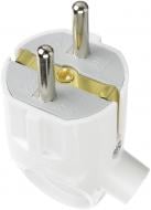 Електровилка кабельна кутова Nilson з ручкою із заземленням 250В 16А IP20 ABS-пластик білий