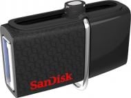 Флеш-память USB SanDisk Ultra Dual 16 ГБ USB 3.0 / microUSB (OTG) black (SDDD2-016G-GAM46)